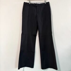 GAP Black Wide-Leg Stretch Trousers Women’s Size 8